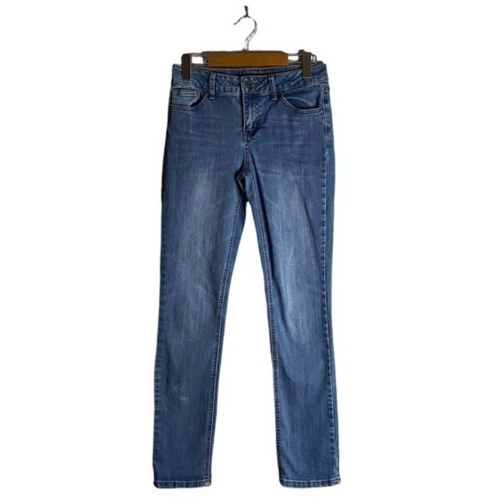 Bluenotes Women's Lauren Medium Indigo Mid Rise Skinny Denim